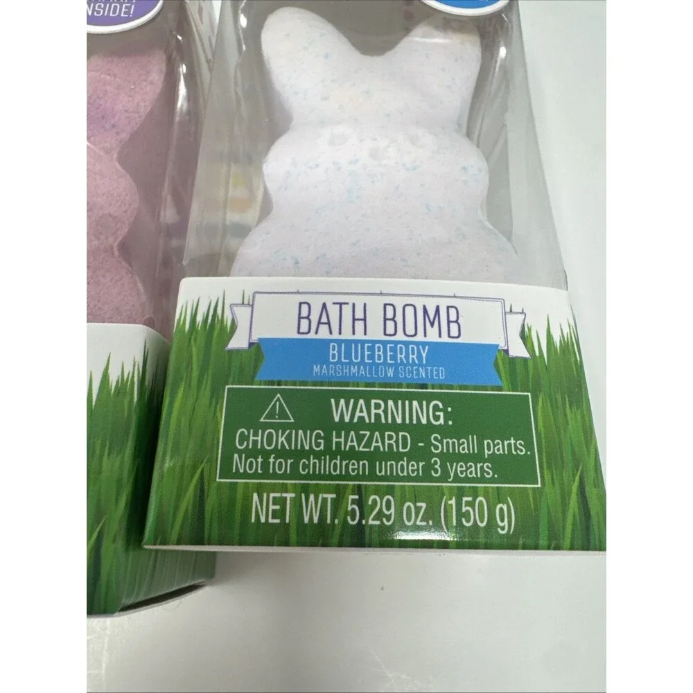 Peeps Easter Bath Bomb with Surprise Charm Inside 5.29 oz Assorted Lot of 4 NEW